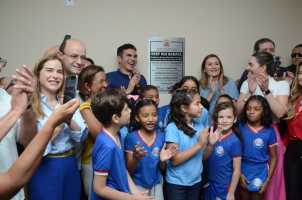 Foto: Escola Estadual Rui Barata, em Ananindeua, é entregue reconstruída pelo governo do Pará (Foto: Rai Pontes / Ascom Seduc)